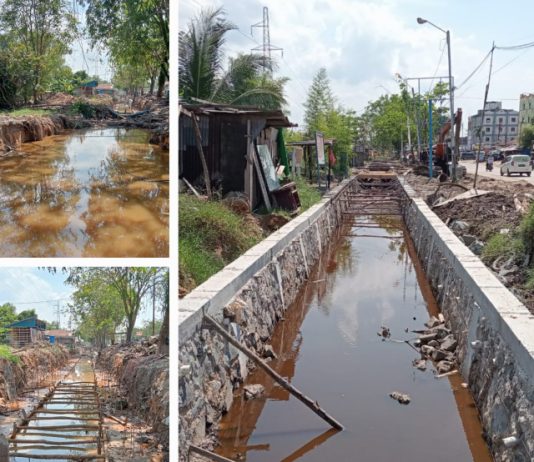 Pengerjaan Turap Drainase Jalan Dock Yeard Sudah Lewati Masa Akhir Kontrak