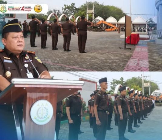 Kajari Dumai Gelar Apel Pencanangan Zona Integritas Menuju Wilayah Birokrasi Bersih Melayani