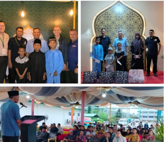 Peduli Masyarakat Sekitar, Apical Buka Puasa Bersama dengan Warga Dumai dan Salurkan Santunan Untuk Anak Yatim