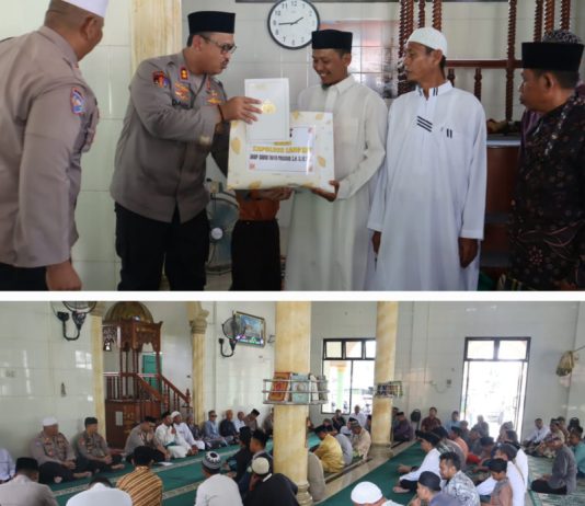 Kapolres Langkat Gelar Jumat Curhat Untuk Mempererat Silaturahmi Dengan Masyarakat