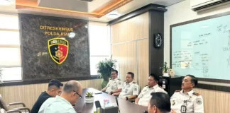Kakanwil Ditjenpas Riau Koordinasi Dan Sinergi Bersama Ditreskrimsus Polda Riau