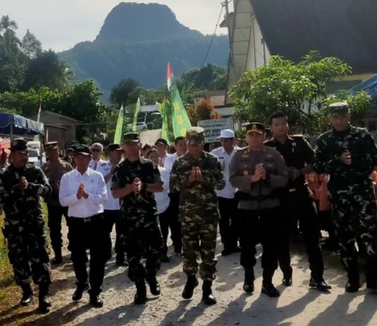 “Satu Dalam Membangun Desa” Pemkab Humbahas Endors TMMD ke 129
