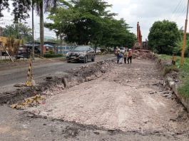 Perbaikan Kerusakan Jalan Nasional Soekano-Hatta Diambil Alih Pemko Dumai