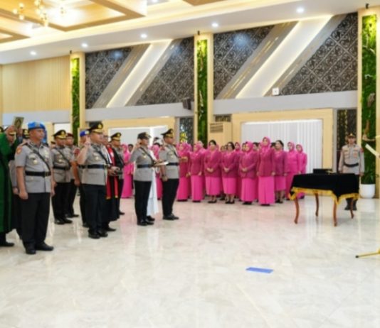 Kapolda Sumut Irjen Pol Whisnu Pimpin Sertijab Pejabat Utama dan Kapolres di Jajaran Polda Sumut